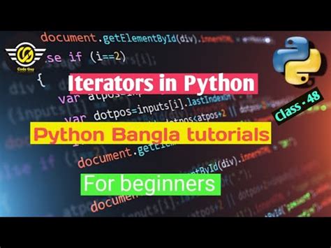 48 Python Bangla Tutorial Iterators In Python YouTube