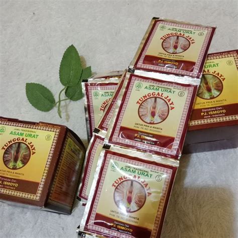 Jual JAMU ASAM URAT 10 SACHET ORI JAMU TRADISIONAL TUNGGAL JAYA PJ