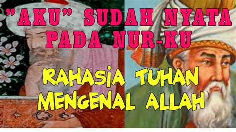 Tubuh Ini Suci Karena Dari Nur Muhammad Dan Nur Muhammad Dari Nur Allah