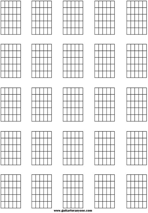 Blank Chord Diagram Pdf