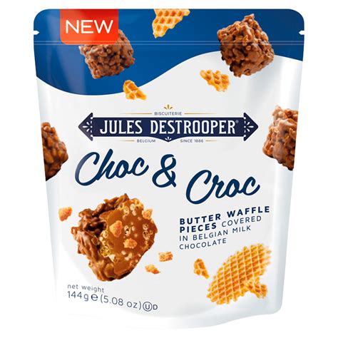 Jules Destrooper Choc N Croc Butter Waffle Per Stazak 100 G