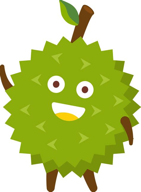 Durian Cartoon Character 19782640 PNG