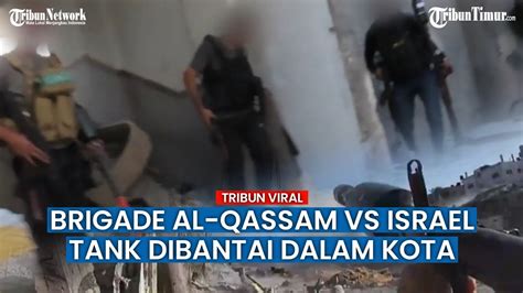 Brigade Al Qassam Rilis Video Momen Kendaraan Militer Israel Yang Keok