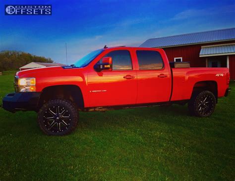 Chevrolet Silverado Hd Wheel Offset Aggressive Outside