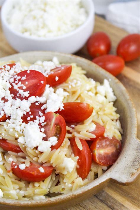 Greek Orzo With Feta And Tomatoes