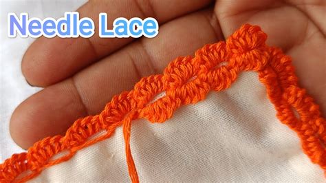 No 6 Needle Lace Lace Embroidery Edging Stitch Randa