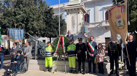 Alberobello Novembre Solenne Messa E Deposizione Di Una Corona