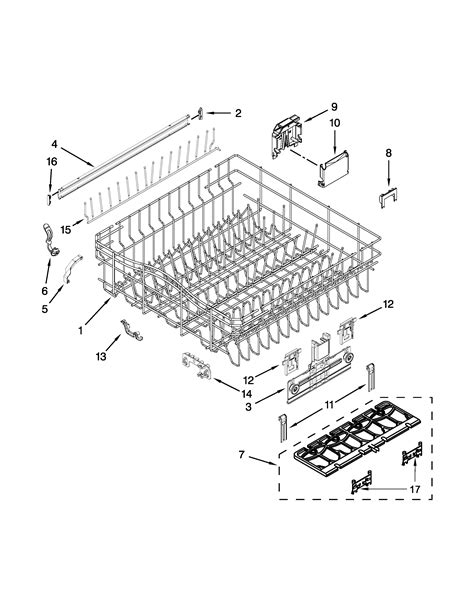 Whirlpool Gold Series Dishwasher Upper Rack Parts | Reviewmotors.co