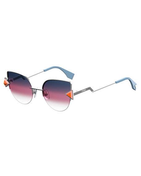 Fendi Cat Eye Sunglasses With Crystals Elliott Christiansen