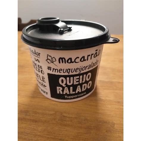 Tupperware Redondinha Queijo Ralado 300g PB Usado Shopee Brasil