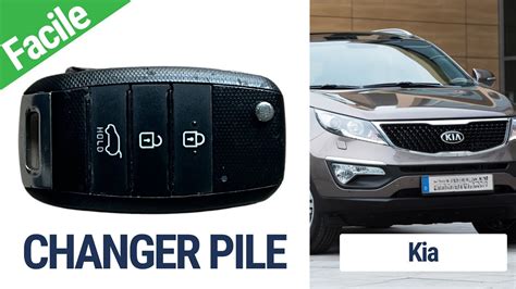 Changer La Pile d Une Clé Kia Sportage Ceed Rio Sorento Niro