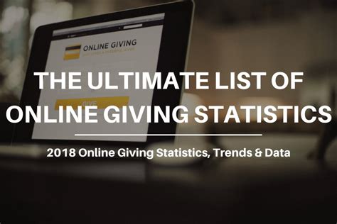 2024 Charitable Giving Statistics Trends And Data The Ultimate List Of