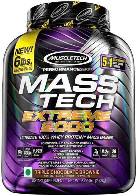 Buy MuscleTech Mass Tech Extreme 2000 6 Lbs Online Nutristar