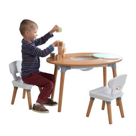 Mid Century Kid™ Toddler Table And 2 Chair Set