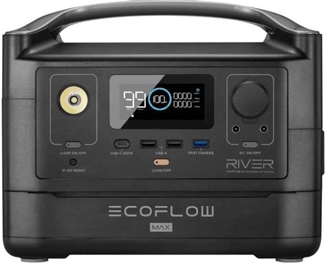 EcoFlow River Max 600W 576Wh Portable Power Station Wootware