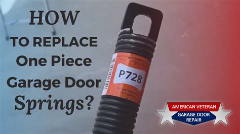 How To Replace One Piece Garage Door Springs Las Vegas Garage Door