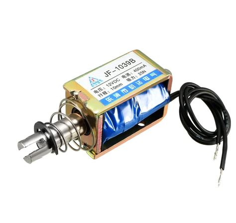 Xcluma JF 1039B DC 12V 25N 10mm Stroke Push Pull Type DC Solenoid