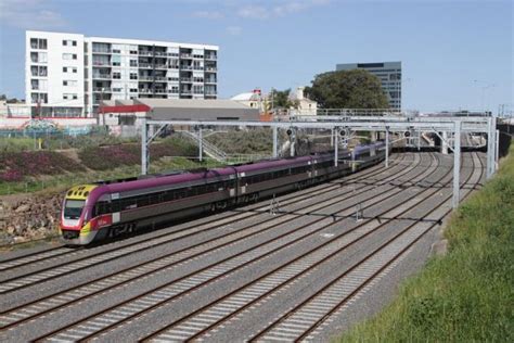 Vlocity 3vl44 And Classmate On A Down Geelong Service On The Suburban