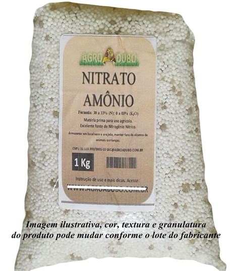 Fertilizante Nitrato De Amônio 2 Kg Adubo R 23 90 em Mercado Livre