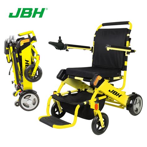 Aluminum Alloy Lightweight Folding Power Wheelchair With Lithium Battery China Electric