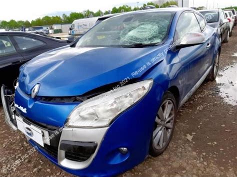 Renault Megane Iii Coupe V Tce Salvage Vehicle Blue