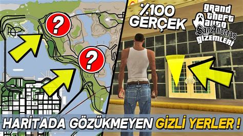 Gta San Andreas Da Har Tada G Z Kmeyen G Zl Yerler Ger Ek Youtube