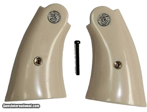 C Srm Smith Wesson N Frame Service Style Ivory Like Grips Square