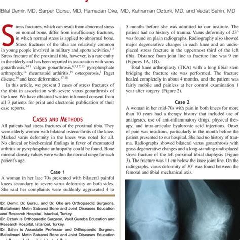 Case 1—preoperative Anteroposterior A And Lateral B Radiographs