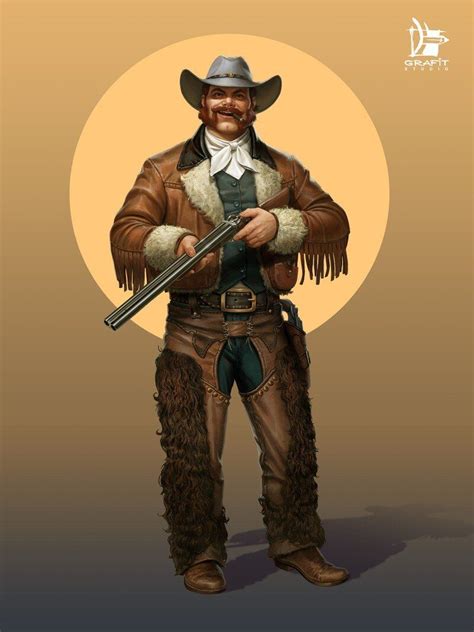 Artstation Wild Frontier Game Characters Cowboy Character Design