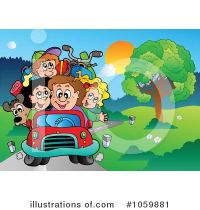 Family Vacation Clipart #1059881 - Illustration by visekart