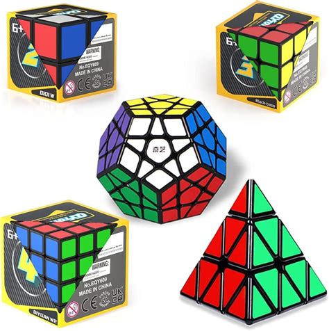 Speed Cube Set Speed Cube Bundle Of 2x2x2 3x3x3 4x4x4 Megaminx And