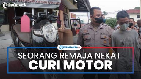 Residivis Berusia Remaja Nekat Curi Motor Padahal Baru Saja Dibebaskan