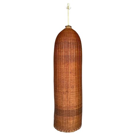 Vintage Coastal Wrapped Rattan Floor Lamp For Sale At 1stDibs