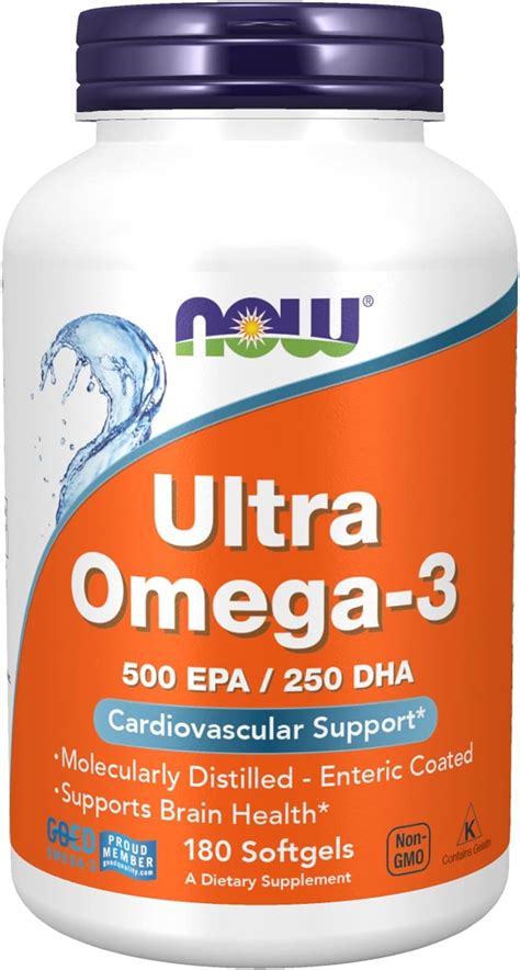 Now Suplementos Ultra Omega Molecularmente Destilado Y Recubierto