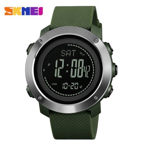 Skmei Ag Army Green Compass Briolis