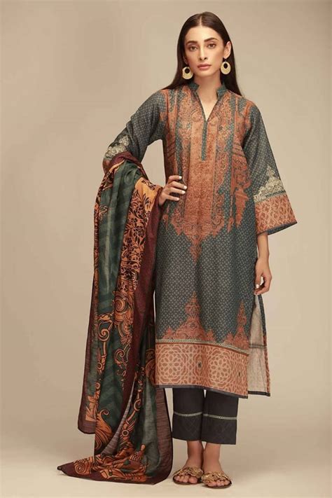 Khaadi Printed Lawn Unstitched Collection Fashion Central