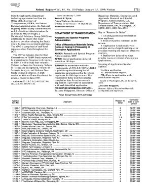 Fillable Online Gpo Fr Office Of Hazardous Materials Safety