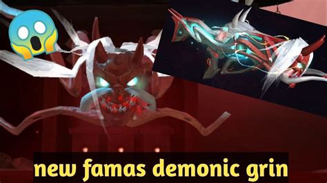 New Evo Gun Famas Demonic Grin In Garena Free Fire Youtube