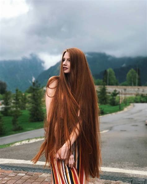 Anastasia Sidorova Sidorovaanastasiya Girl Long Hair Styles Straight Red Hair Super