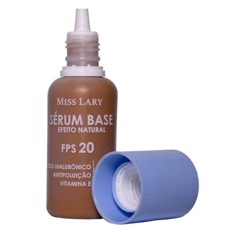 Sérum Base Miss Lary Efeito Natural FPS 20 55 Beleza na Web