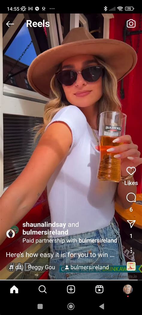 Bulmers Irish Cider Use Celeb Influencer Shauna Lindsay Alcoholad