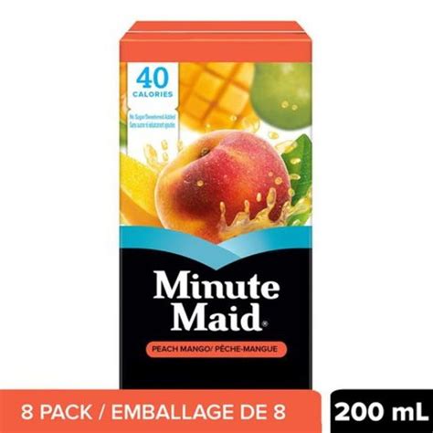 Minute Maid Peach Flavored Fruit Drink 1600 Ml Instacart