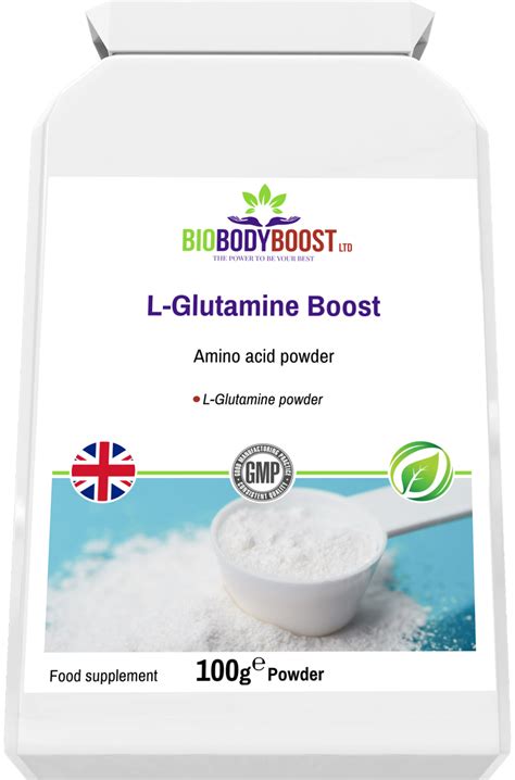 L Glutamine Boost L Glutamine Amino Acids Powder Uk Made