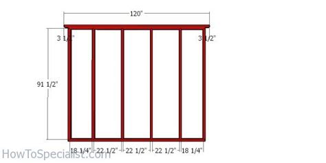 10x12 Shed with Flat Roof - Free DIY Plans | HowToSpecialist - How to ...