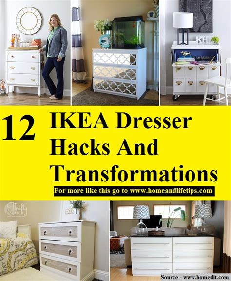 12 Ikea Dresser Hacks And Transformations Home And Life Tips