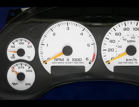 1998 2005 Chevrolet S10 Metric Dash Cluster White Face Gauges 98 05 EBay