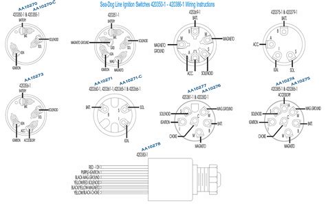 Diagram Of A 4 Terminal 4 Position Ignition Switch 6 Termina