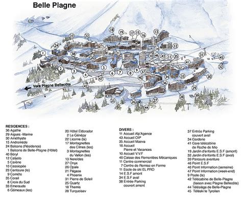 All La Plagne Maps Ski Piste Maps Walking Trails And More 2023