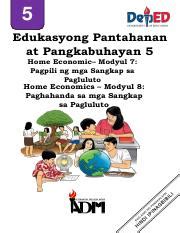 Epp He Mod Mod Pdf Edukasyong Pantahanan At Pangkabuhayan Home