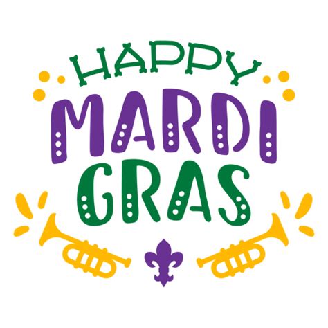 Happy Mardi Gras Lettering Png And Svg Design For T Shirts